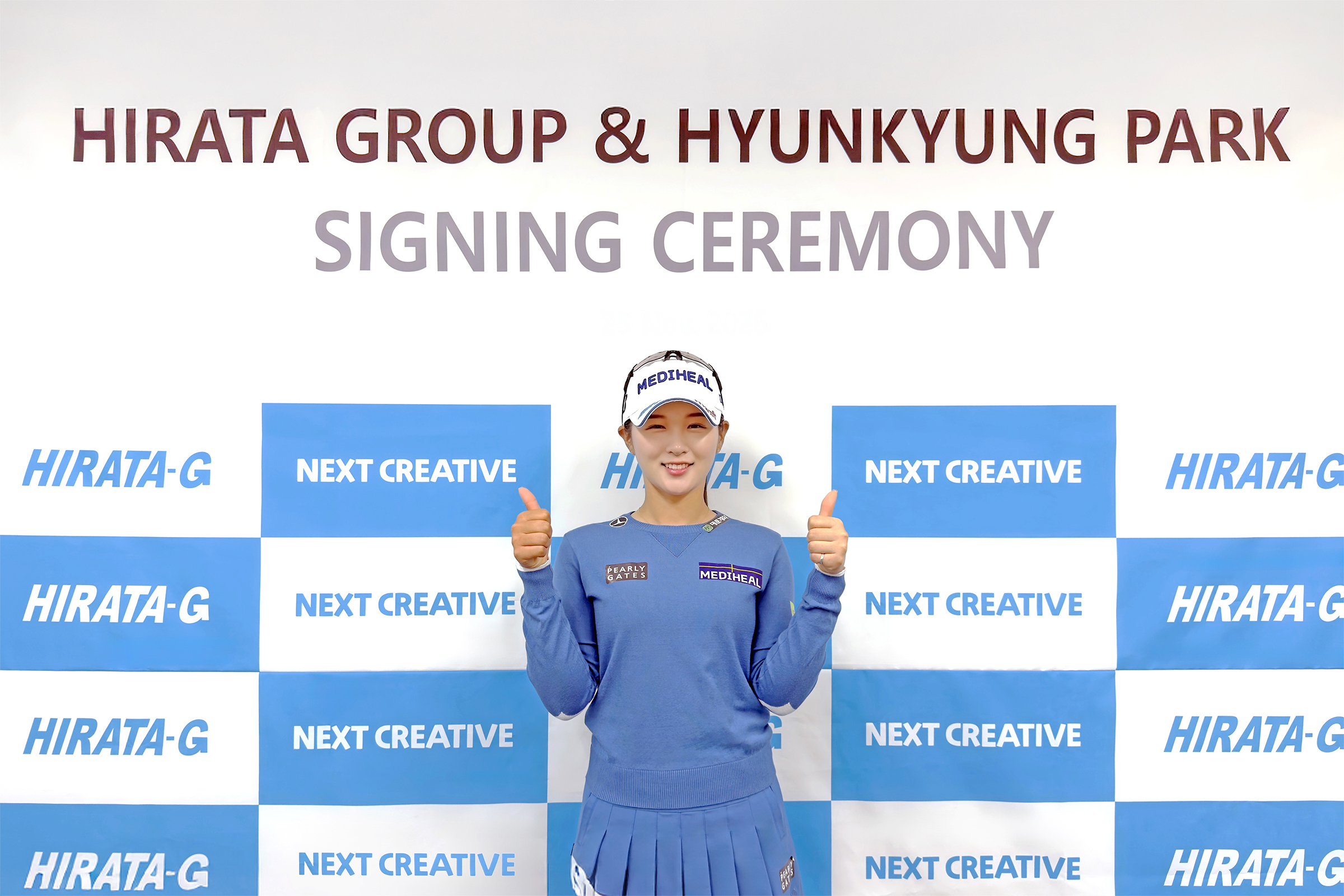 パク・ヒョンギョン選手とのスポンサー再契約を締結